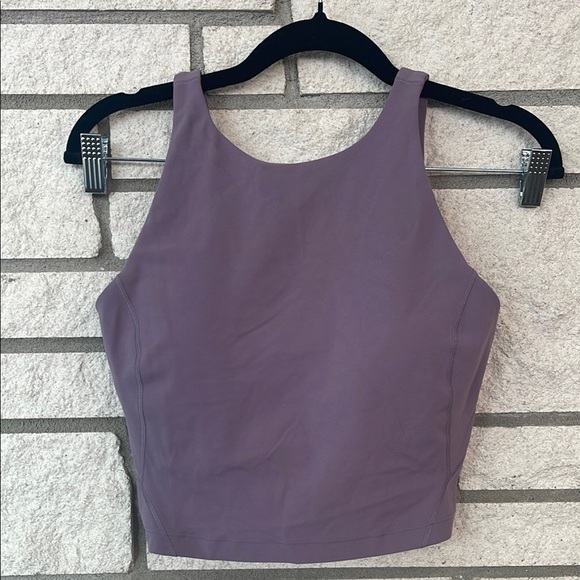 Lululemon Athletica Purple Fitted Crop Tank Top - Picture 2 of 4